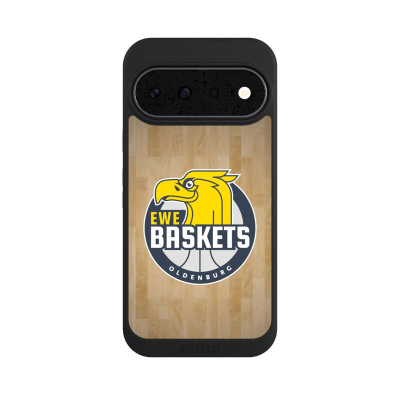 Pixel 11 NIVOpure EWE Baskets Logo Parkett
