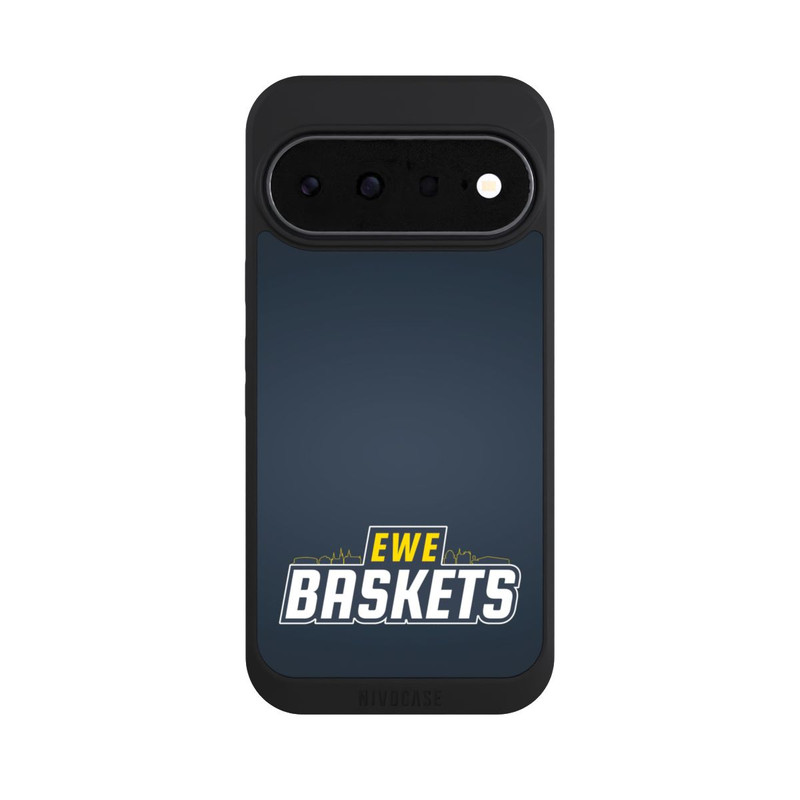 Pixel 11 NIVOpure EWE Baskets Schriftzug Blau