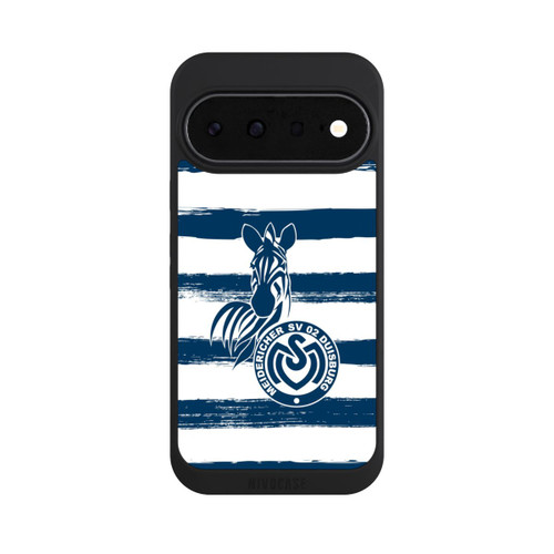 Google Pixel 11 NIVOpure MSV Duisburg Blau Weiß Gestreift
