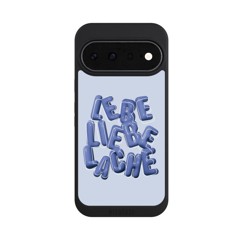 Pixel 11 NIVOpure Lebe Liebe Lache Blue