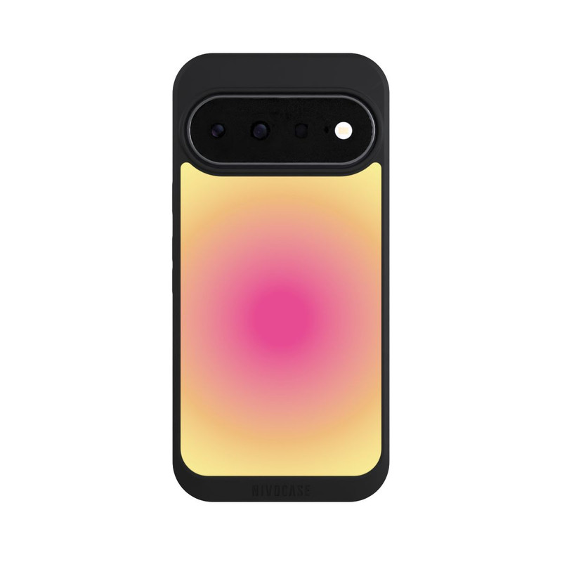 Pixel 11 NIVOpure Aura jaune rose cercle