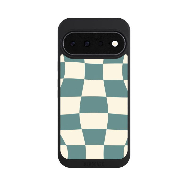 Pixel 11 NIVOpure Schachbrett Petrol