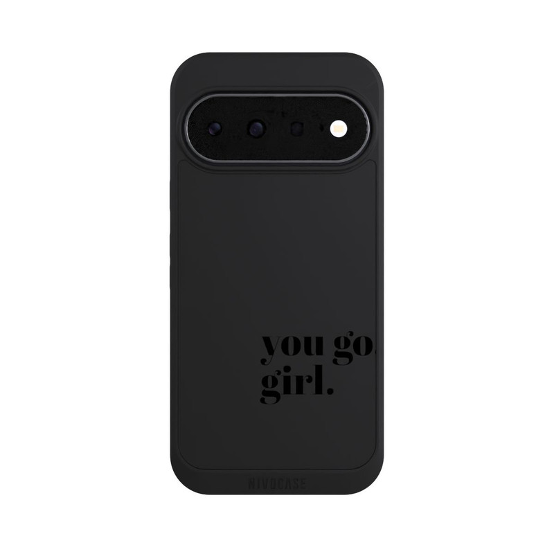 Pixel 11 NIVOpure You Go Girl Schwarz Transparent