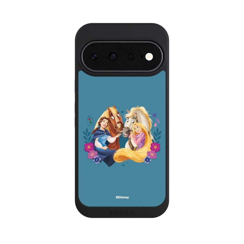 Pixel 11 NIVOpure Disney Prinzessinnen Belle and Rapunzel mit Pferden