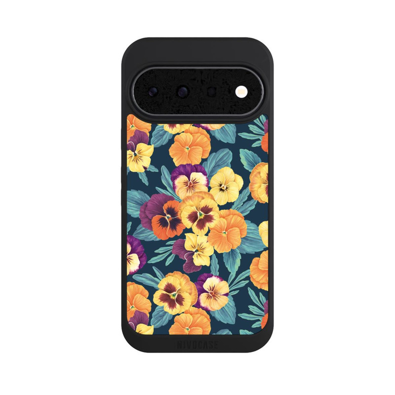 Pixel 11 NIVOpure Pansies on Navy