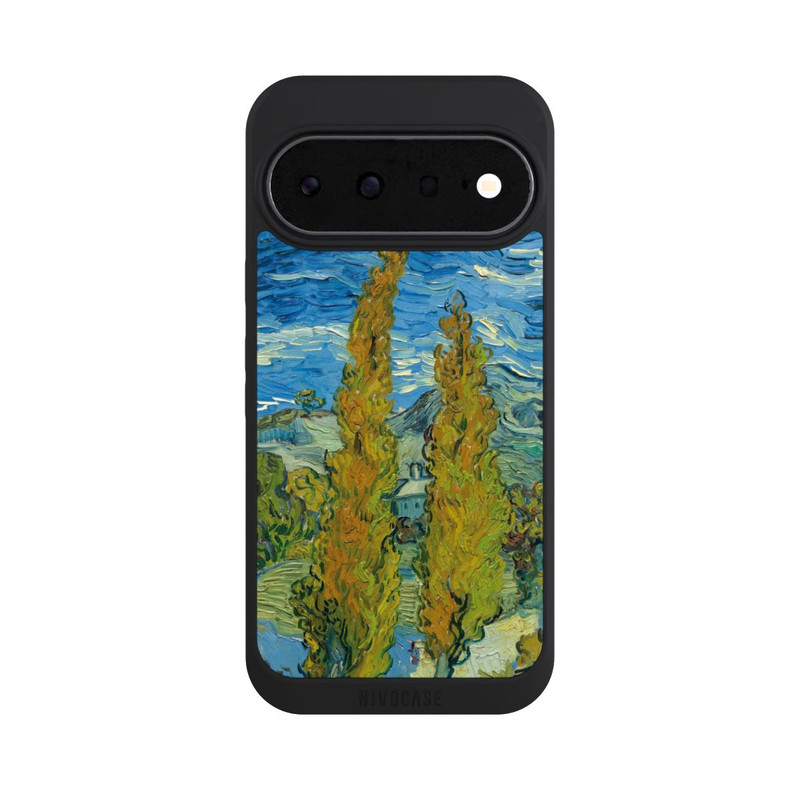 Pixel 11 NIVOpure Two Poplars in the Alpilles near Saint-Rémy by Van Gogh