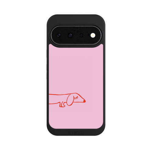 Google Pixel 11 NIVOpure Dachshund Illustration Pink
