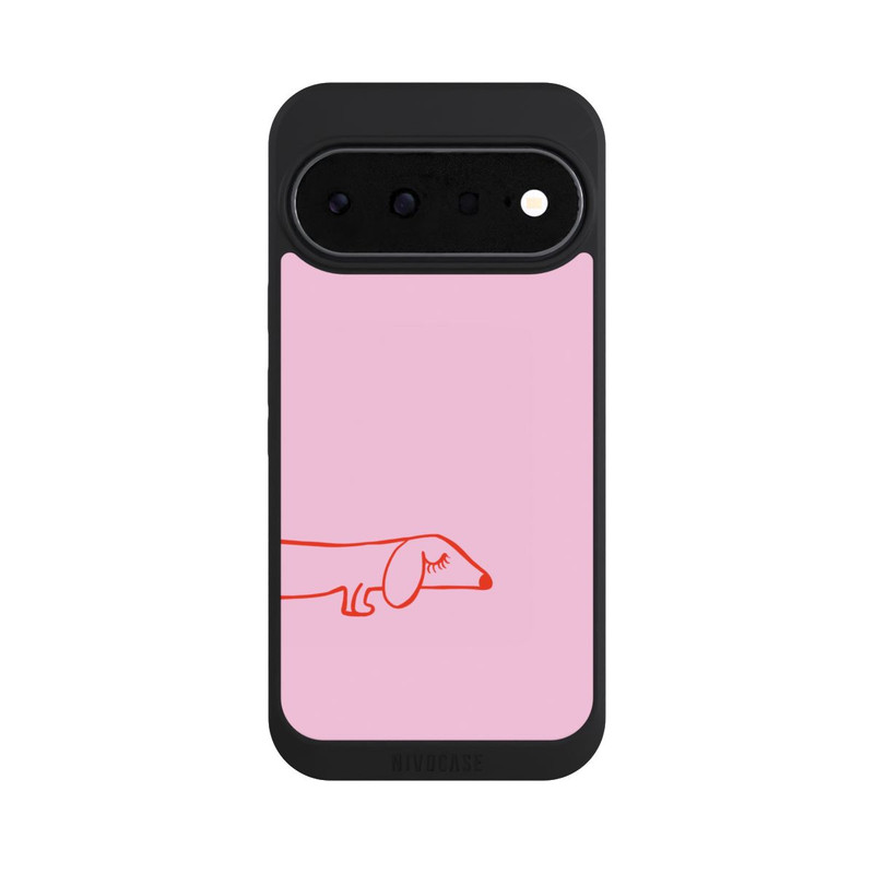 Pixel 11 NIVOpure Dachshund Illustration Pink