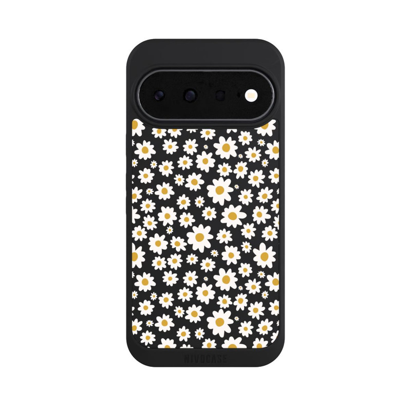 Pixel 11 NIVOpure Daisy Flower Seamless Pattern Transparent