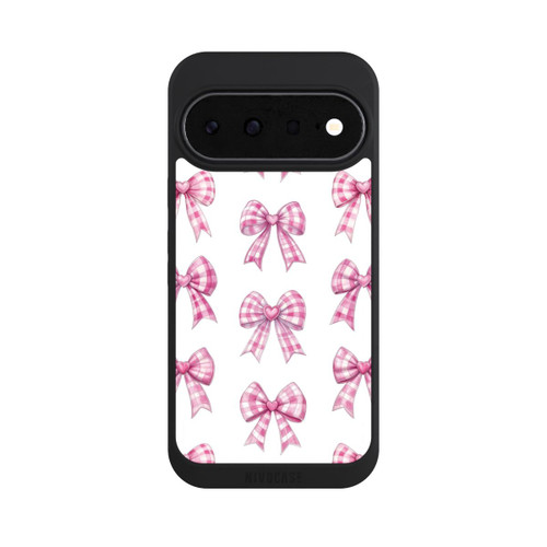 Google Pixel 11 NIVOpure Pink Gingham Hearts and Bows
