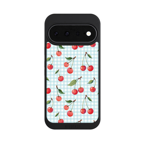 Google Pixel 11 NIVOpure Cherries and Blue Gingham
