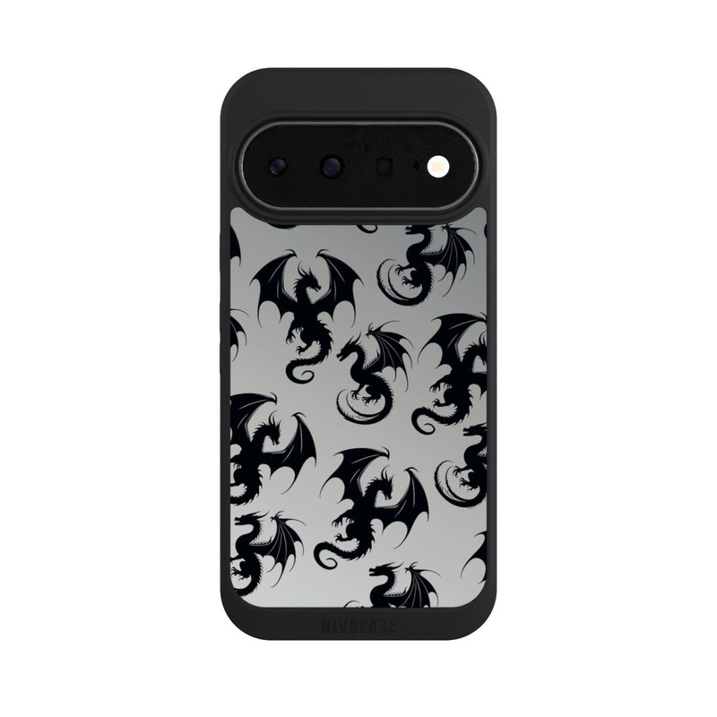 Pixel 11 NIVOpure Drachen Muster Grau