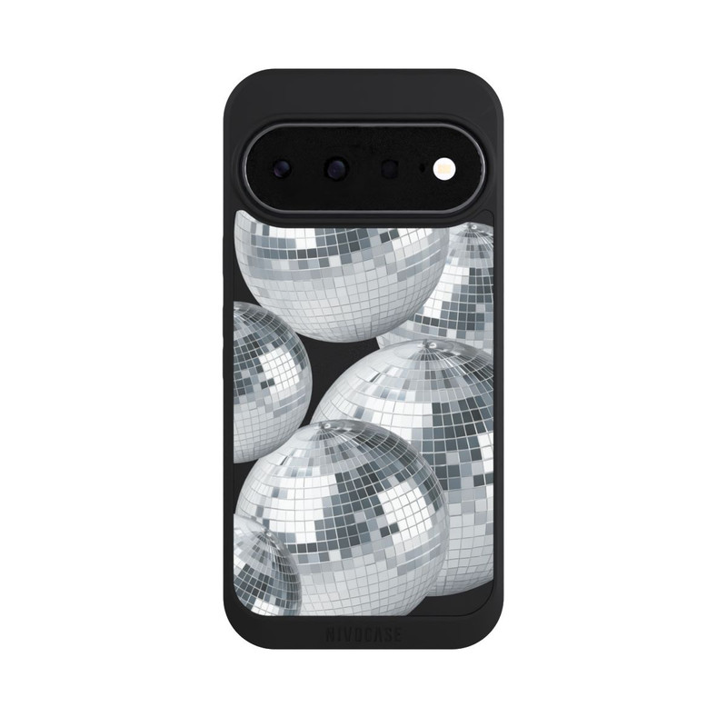 Pixel 11 NIVOpure Discokugel Party Silver Transparent mit KI