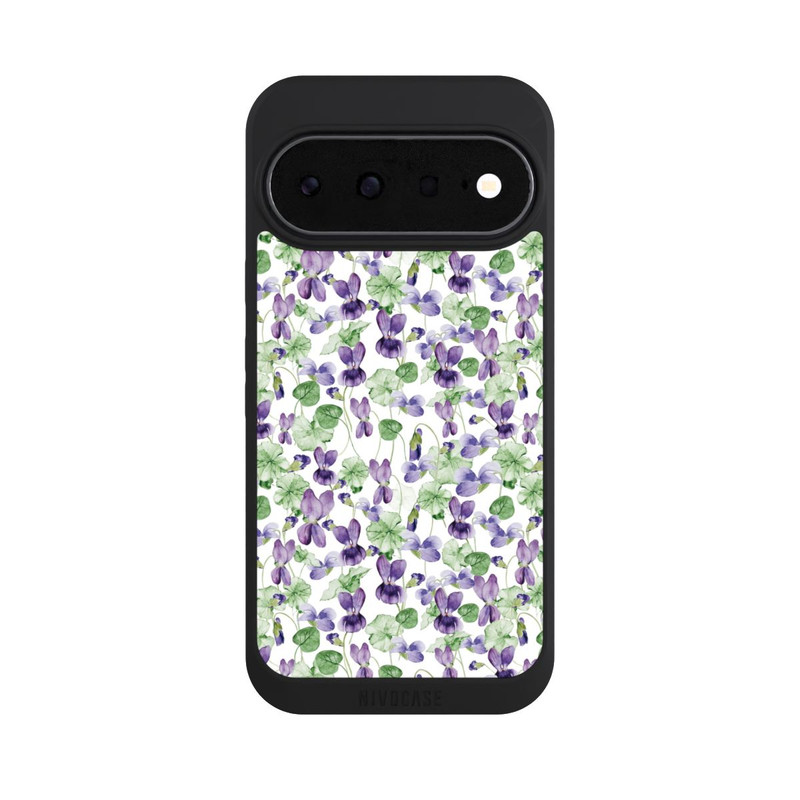 Pixel 11 NIVOpure Purple Wildflowers Pattern Watercolor
