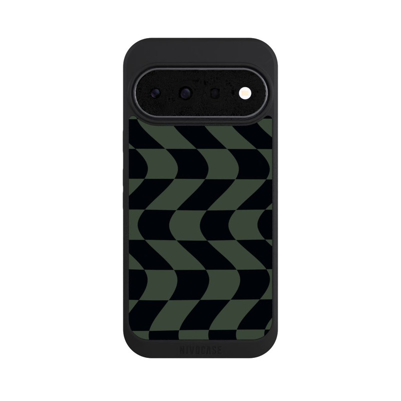 Pixel 11 NIVOpure Checked Pattern Green Black