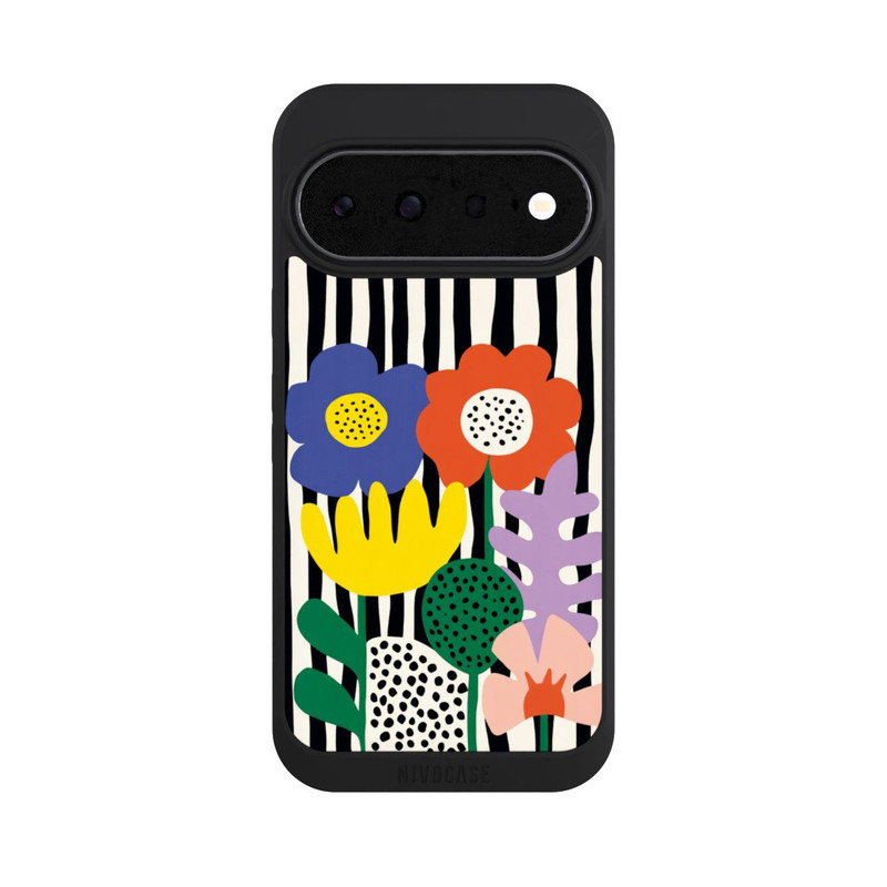 Pixel 11 NIVOpure Flowers Striped Background