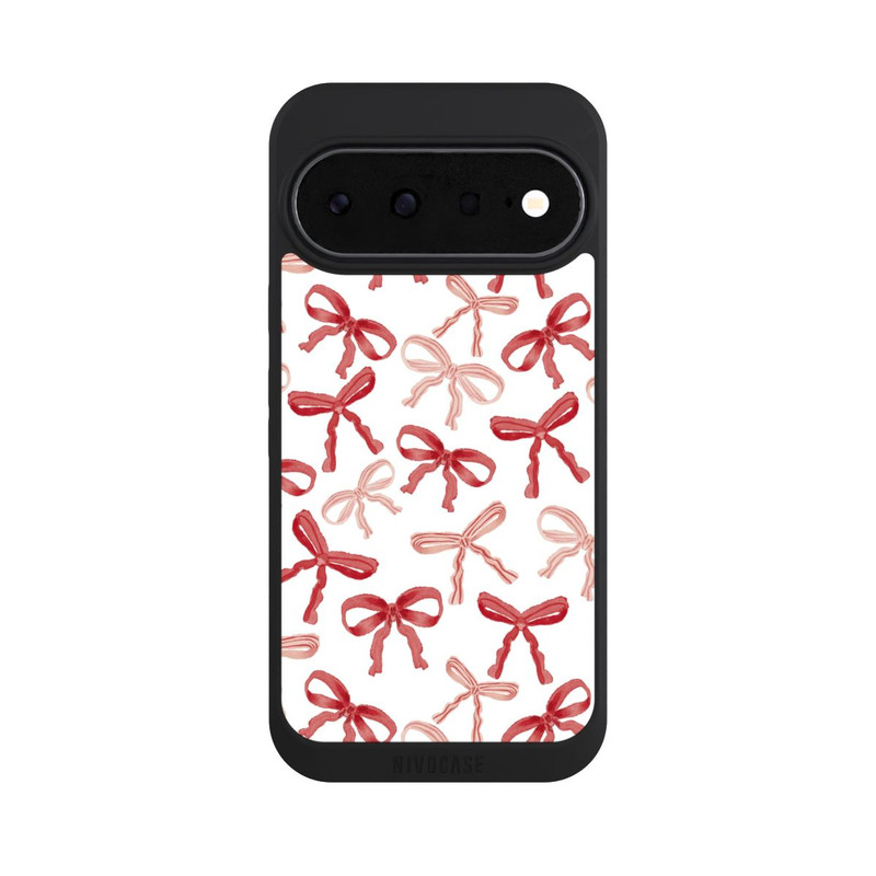 Pixel 11 NIVOpure Red Bows Pattern