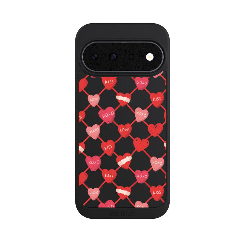 Pixel 11 NIVOpure Heart Pattern XOXO Red