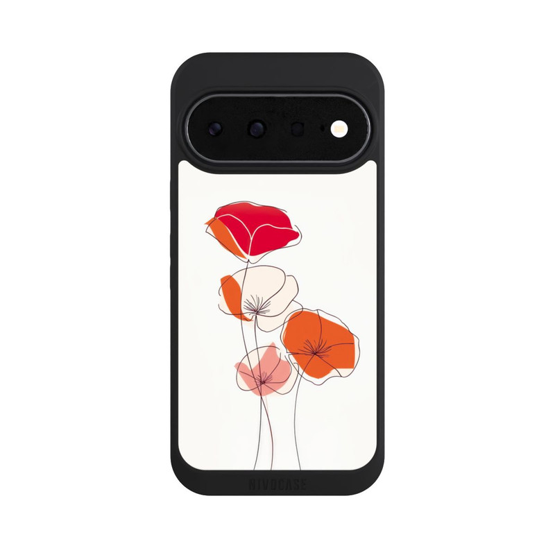 Pixel 11 NIVOpure Poppies Line Art