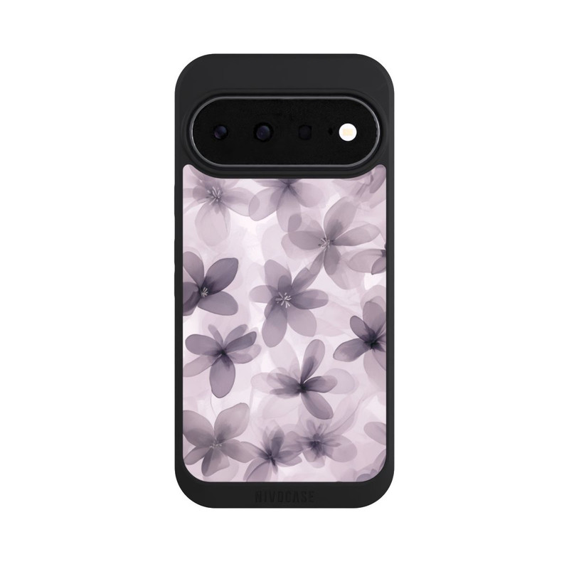 Pixel 11 NIVOpure Fliederfarbenes Blumenmuster mit KI