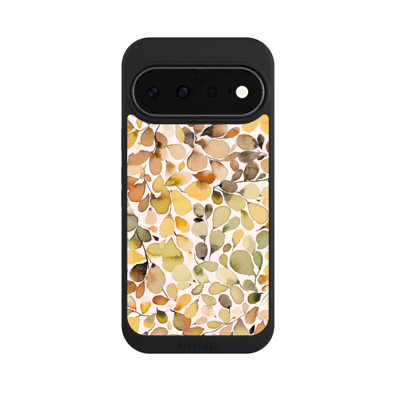 Pixel 11 NIVOpure Eukalyptus Aquarellblätter Braun Herbst