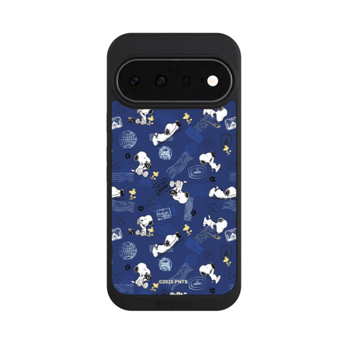 Google Pixel 11 NIVOpure Peanuts Travel Stamps Pattern Blue