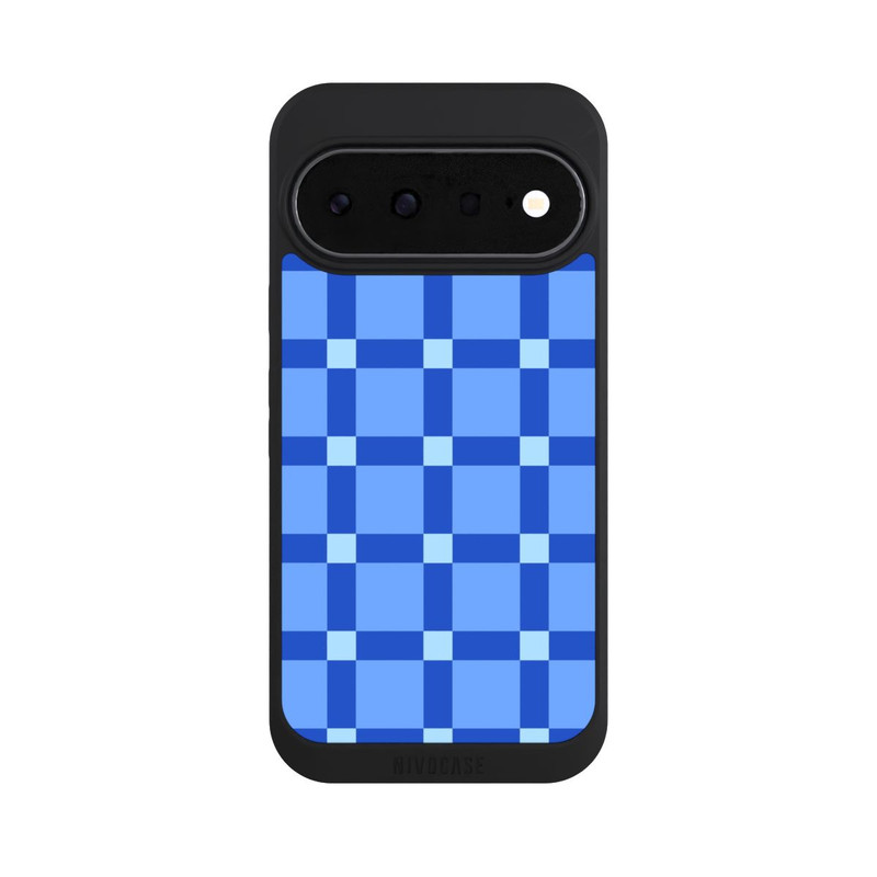 Pixel 11 NIVOpure Kariert Muster Blau