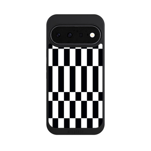 Google Pixel 11 NIVOpure Checked Abstract Bold Black and White Color Block