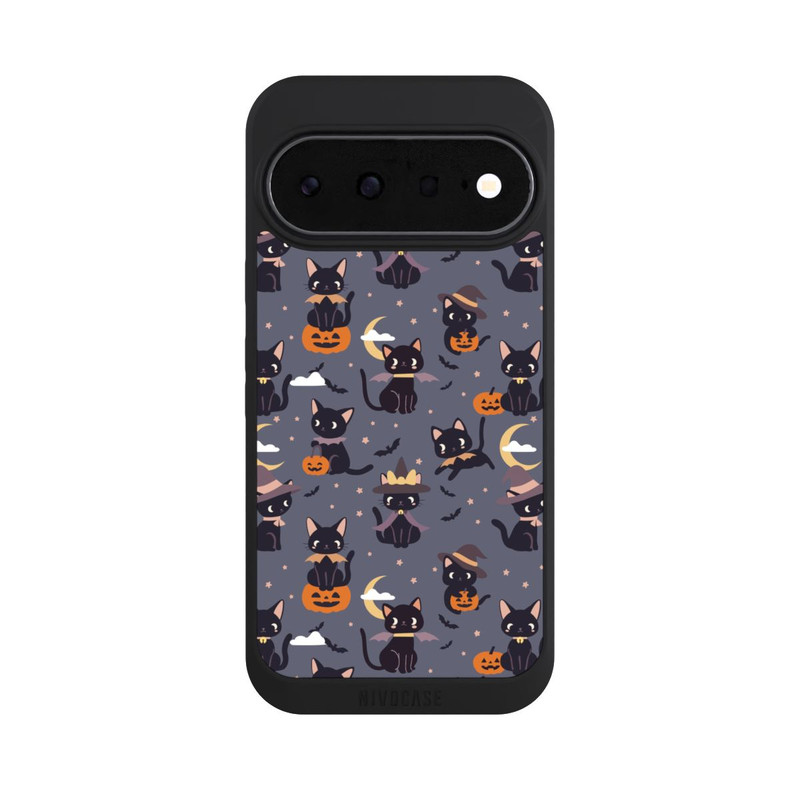 Pixel 11 NIVOpure Cute Halloween Witch Cats and Pumpkins
