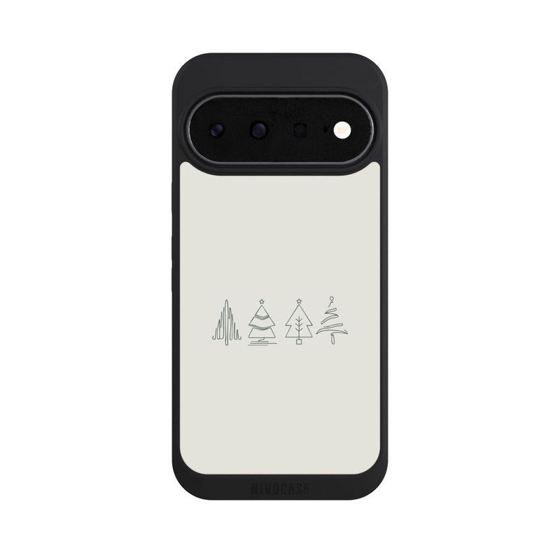 Pixel 11 NIVOpure Arbres de Noël Line Art Minimaliste