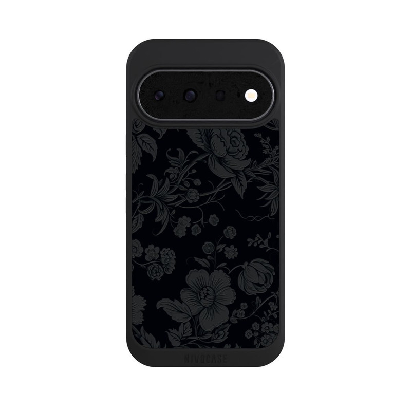 Pixel 11 NIVOpure Dunkle Blumen Vintageoptik
