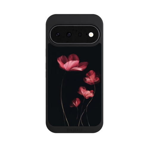 Google Pixel 11 NIVOpure Burgunder Blüten schwarz