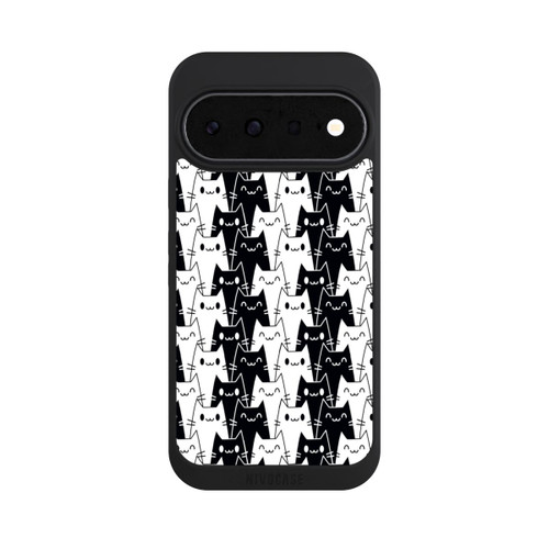 Google Pixel 11 NIVOpure Katzentapete Schwarz Weiß