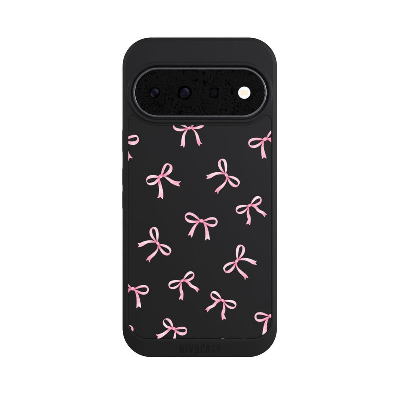 Pixel 11 NIVOpure Rosa Schleifen transparent mit KI