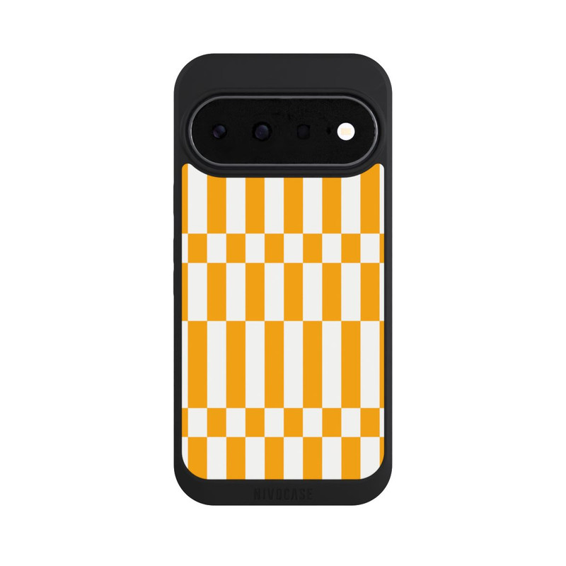 Pixel 11 NIVOpure Motif à Carreaux d'Été Jaune Vif
