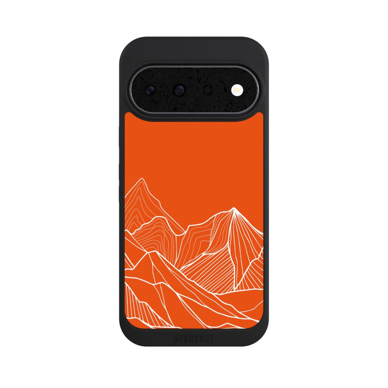 Pixel 11 NIVOpure Höhenlinien Berg Orange