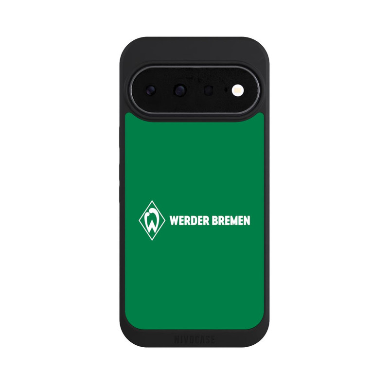 Pixel 11 NIVOpure Werder Bremen Schriftzug Raute Grün