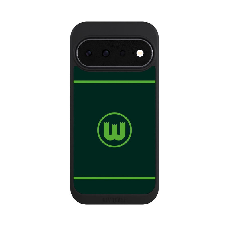 Pixel 11 NIVOpure VfL Wolfsburg Zinnenwappen Linien Grün