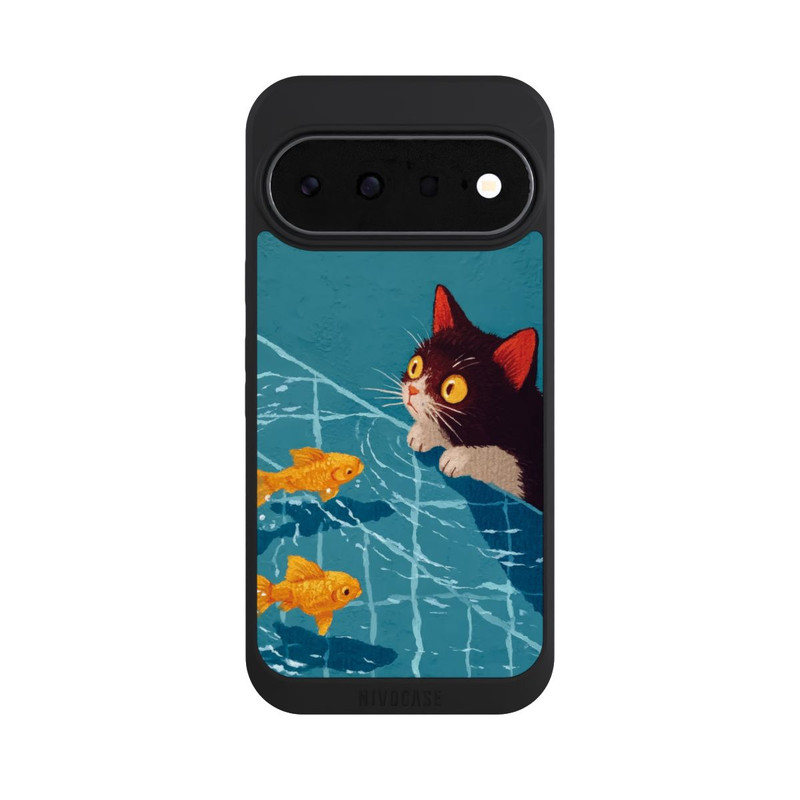 Pixel 11 NIVOpure Die Katze im Pool mit KI