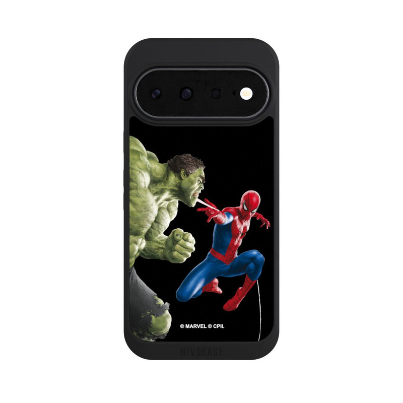 Pixel 11 NIVOpure Spider-Man und Hulk