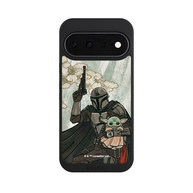 Pixel 11 NIVOpure Mandalorian and Child style japonais