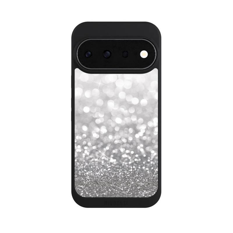 Pixel 11 Pro NIVOpure Pluie de Paillettes Argentées Look