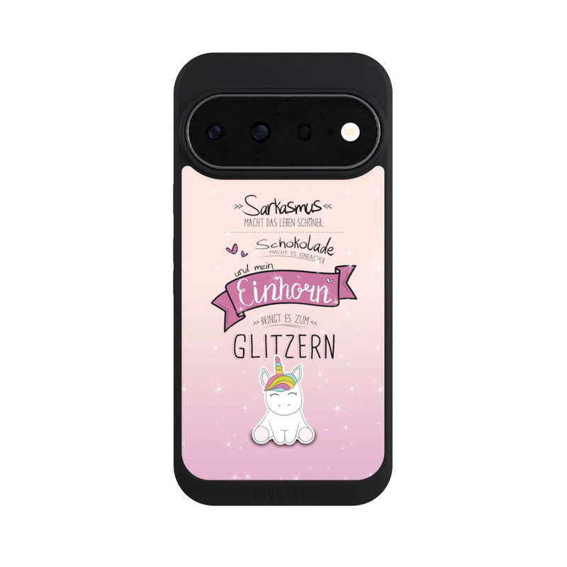 Pixel 11 Pro NIVOpure Einhorn Glitzer Spruch
