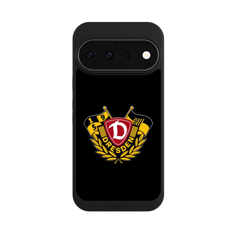 Pixel 11 Pro NIVOpure Dynamo Wappen mit Fahnen