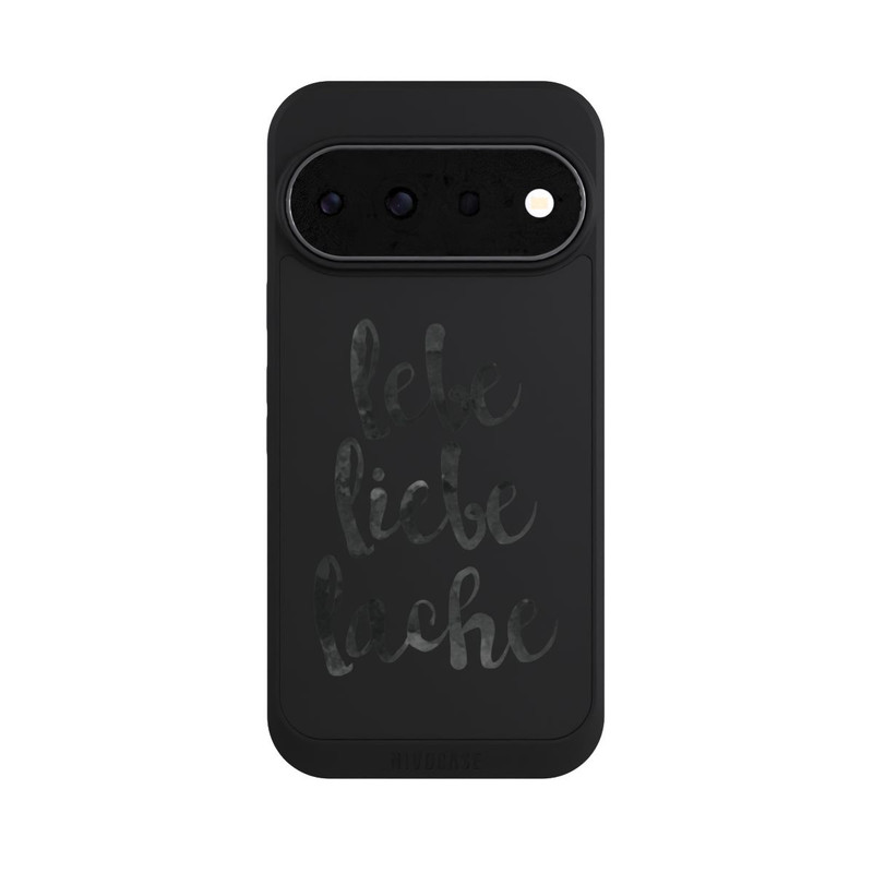 Pixel 11 Pro NIVOpure Lebe Liebe Lache ohne Hintergrund