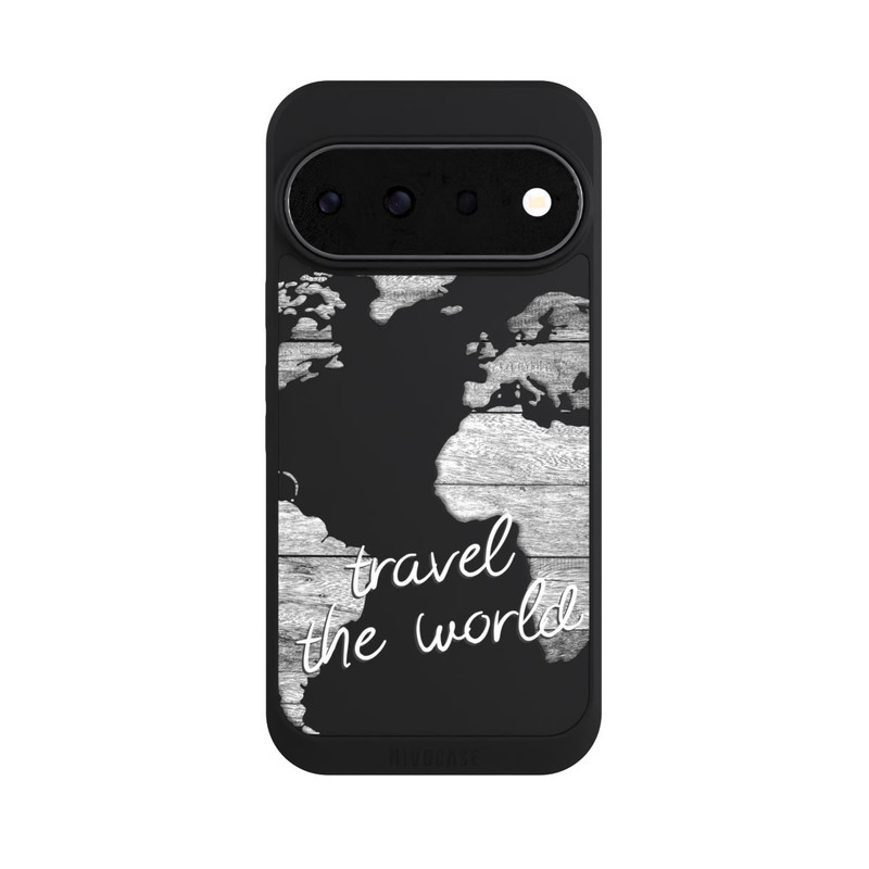Pixel 11 Pro NIVOpure Weltkarte Holz ohne Hintergrund