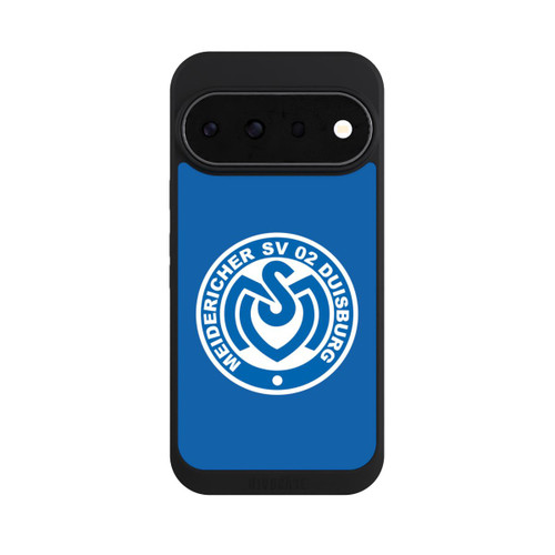 Google Pixel 11 Pro NIVOpure MSV Logo auf Blau