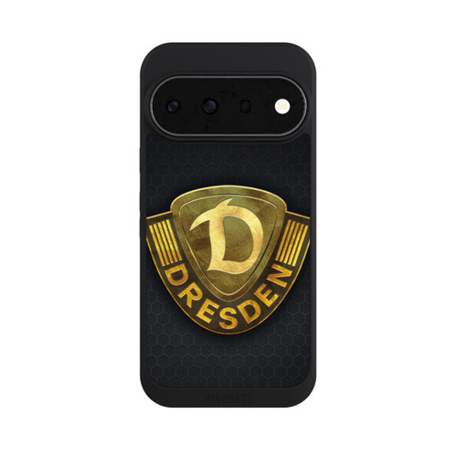 Google Pixel 11 Pro NIVOpure Goldenes Logo Look Dynamo Dresden