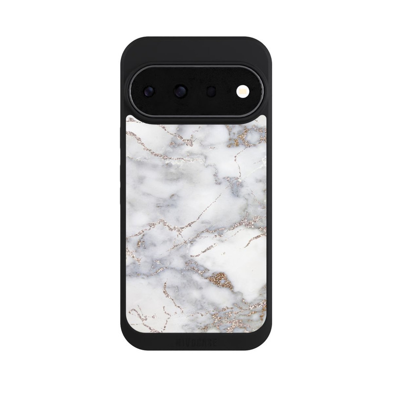 Pixel 11 Pro NIVOpure Silberglitzer Marmorlook