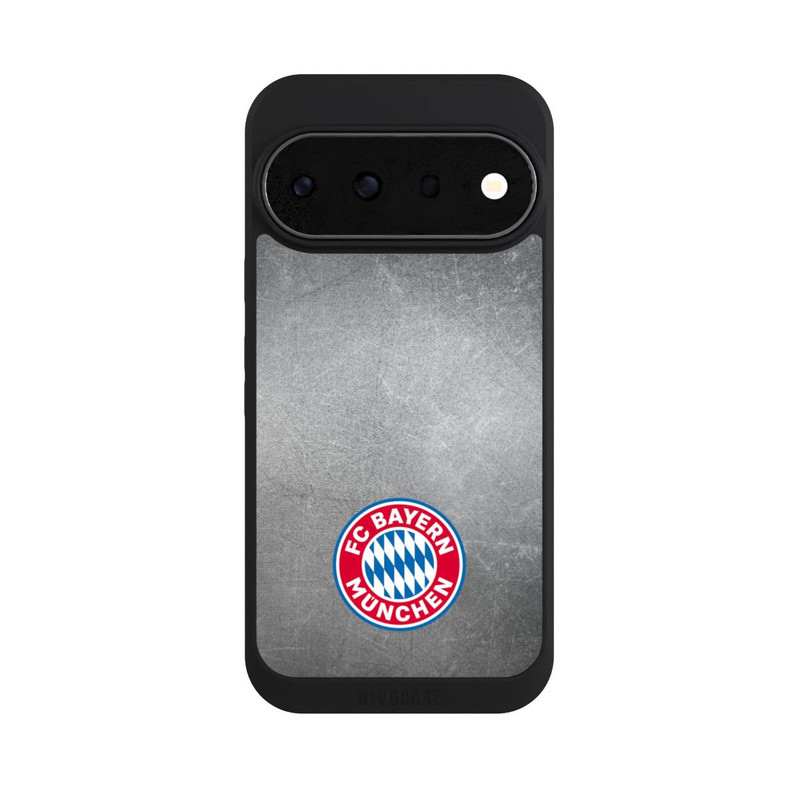 Pixel 11 Pro NIVOpure Klassisches FCB Logo Klein - Bunt auf Metalllook